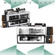 [LED DRL] Fits 94-00 GMC C10 C/K 1500 2500 Headlight+Bumper Corner Lamps Black