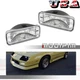 2x Clear Lens Front Bumper Turn Signal Light Assembly For Chevy Camaro 1985-1992