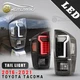 LED DRL Black Houing Clear Lens Taillights for 16-23 Toyota Tacoma Brake Lights