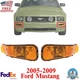 Front Turn Signal Lights Assembly Left & Right Side For 2005-2009 Ford Mustang