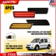 4PCS Smoke Amber Red LED Side Marker Lamps For 10-13 Ford Transit Connect F R
