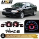 RED Glow Gauge Black Overlay For 95-99 Nissan Sentra SER SE-R / 200SX 150MPH