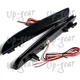 For 2011-2014 Honda CR Z/CR V JDM Smoke Lens LED Bumper Backup Brake Lights Lamp