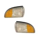 Side Marker Lights Reflectors Pair Set for 91-96 Chevy Caprice/Impala