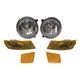 6Pcs Front Side Marker Park Signal Light for Jeep Liberty 05-07 55156767AD