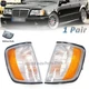 2X Corner Light Turn Signal Lamp For Mercedes Benz E Class W124 E200 1985-1996