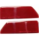 Bumper Reflector For 2016-2017 GMC Terrain Set of 2 Rear Driver & Passenger Side