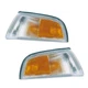 Parking Corner Signal Lights Pair Set for 97-02 Mitsubishi Mirage Sedan