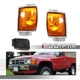 Amber Lens Front Side Marker Corner Lights For 1984-1986 Toyota Pickup & 4Runner
