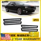 4x Front Rear Side LED Marker Light Smoked Lamp For 2015-2022 Dodge Challenger