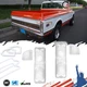 Clear Tail Light & Reverse Covers w/ Gaskets Fits 1967-72 Chevy GMC Pickup Truck