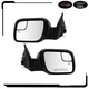 Pair Side Mirror Puddle Heated Power-folding Memory For 2011-2015 Ford Explorer