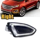 Right Passenger Side Front LED Bumper Fog Light Lamp DRL For 2015-2018 Ford Edge