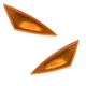 Porsche 986 Boxster Genuine Headlight Corner Amber Light Lens Kit