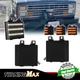 For Chevy GMC Pickup Truck Smoked Lens SWITCHBACK LED Signal DRL Lights Set of 2