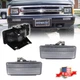 Clear Front Bumper Turn Signal Lights For 1994-1997 Chevy S10 Blazer GMC Sonoma