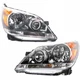 For Honda Odyssey Headlight 2008 2009 2010 Driver and Passenger | Pair CAPA