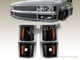 94-98 CHEVY FULL SIZE C/K Tahoe GMC Suburban Parking Corner Lights 4 Pieces New