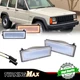 For 84-96 Jeep Cherokee 86-92 Comanche Clear Switchback LED DRL Turn Signal Lamp