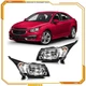 Fits 2011-2015 Chevy Cruze 4-Door Sedan Black Housing Headlights Assembly RH+LH