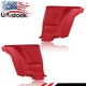 For 72-81 Camaro Firebird L&R Lower Plastic Rear Armrest Seat Side Panels Red
