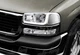 FIT GMC YUKON/ SIERRA 1500 2500 CHROME DRL LED HEADLIGHTS+BUMPER CLEAR REFLECTOR