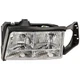 Driver Side Headlight Fits Cadillac DeVille 1997-1999 Halogen with Bulb(s)