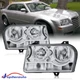 2X Chrome Headlights Assembly For For 2005-2010 Chrysler 300 Halogen Style