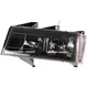 For GMC Canyon Headlight 2004-2012 Driver Side Black GM2502234 20766569 For GMC Canyon Headlight 2004-2012 Driver Side Black GM2502234 20766569