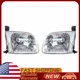 For 2000-04 Toyota Tundra Halogen Headlight Set LH and RH Regular Cab Access Cab