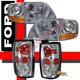 1997-2002 Ford Expedition XLT Eddie Bauer Headlights Corner + Tail Lights Chrome