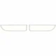 1970-73 Camaro Base Z28 SS Park Lamp Trim Molding Stainless Pair