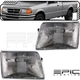 Pair LH RH Halogen Headlights fits FORD 93-97 RANGER