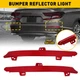 2* Rear Bumper Reflector Case Side Marker Light For Cover Honda 2018-2022 Accord