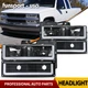 [U-LED DRL] Headlight+Bumper Lamps For 1990-1999 Chevy GMC C/K C1500 C2500 C3500