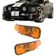 For 2005-2009 Ford Mustang Pair Signal Side Marker Lights Driver & Passenger