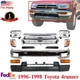 Front Bumper Face Bar Chrome Steel Kit Fits For 1996-1998 Toyota 4Runner 11 Pcs