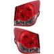 Tail Lights Set Halogen Fits 2011-2016 Chevrolet Cruze