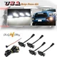 Smoked Front Grille White LED Lights Kit For 2016-2019 Toyota Tacoma w/TRD Pro