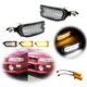 Clear Front Corner Turn Signal w/ Amber LED Lights For 1999-2001 Subaru Impreza