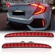 For Honda Civic 2017-2021 Rear Bumper Reflector Light LED Signal Brake Fog Lamps