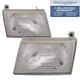 Headlights Set Fits 92-1998 Ford E-Series Econoline Van FO2502153 FO2503153