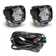 Baja Designs&reg; S1 LED Pod Lights Pair Clear Wide Cornering w/Wire Harness 387805