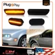 Smoked Lens Bumper Fender Side Marker Lights Lamps For VW MK4 Golf GTI R32 Jetta