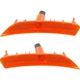 CAPA Side Marker Set For 2015-2017 Chrysler 200 Front Left and Right with Bulb