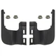 NEW OEM 17-22 Ford Super Duty Rear Bumper Top Step Pads End Caps BOTH - Black