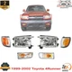 Headlights Assembly + Signals & Corner Lights 6Pcs For 1999-2002 Toyota 4Runner