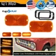 Sequential Amber LED Parking Signal Lights Lenses For 1966 1967 1968 Ford Bronco
