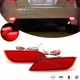 Red Lens Rear Bumper Reflector LED Brake Tail Lights For Subaru WRX STI Impreza