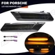 2X Sequential LED Side Marker Light For Porsche 911 Carrera 997 Cayman Boxster